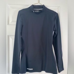 Under Armour black Cold gear mock turtleneck